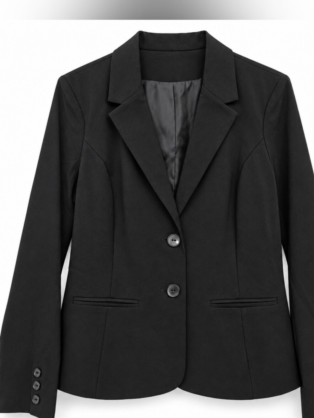BCX Black Two Button Tailored Blazer XL NWT